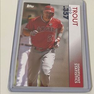Mike Trout Significant Statistics Gold 36/50